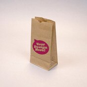 Custom-Printed Natural Kraft 6-lb G